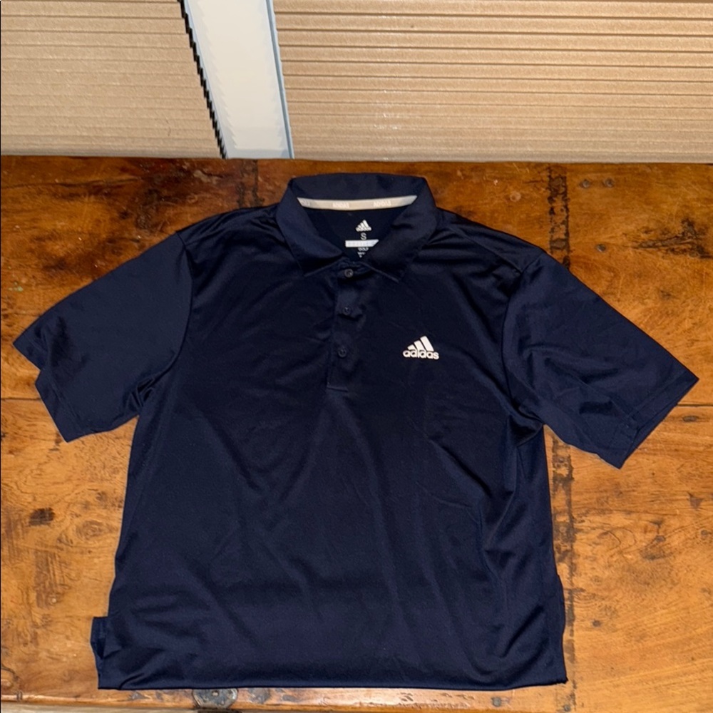 Adidas Blue Performance Polo Shirt